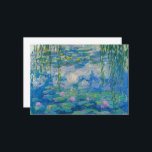 Waterlilies by Claude Monet Thank You Card<br><div class="desc">Claude Monet - Waterlilies,  1916-1919. Oscar-Claude Monet (1840-1926) was a French painter and founder of impressionist painting who is seen as a key precursor to modernism,  especially in his attempts to paint nature as he perceived it.</div>