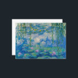 Waterlilies by Claude Monet Thank You Card<br><div class="desc">Claude Monet - Waterlilies,  1916-1919. Oscar-Claude Monet (1840-1926) was a French painter and founder of impressionist painting who is seen as a key precursor to modernism,  especially in his attempts to paint nature as he perceived it.</div>