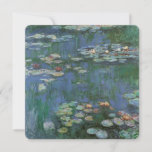 Waterlilies by Claude Monet, Vintage Flowers<br><div class="desc">Waterlilies (1916) by Claude Monet. Water Lilies is a vintage impressionism fine art floral painting. Monet's spring season flower garden in Giverny, France. This landscape is one of many variations of water lily paintings that Monet painted by his pond. About the artist: Claude Monet (1840-1926) was a founder of the...</div>
