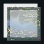Waterlilies by Claude Monet, Vintage Flowers<br><div class="desc">Water Lilies (1906) by Claude Monet is a vintage impressionism fine art landscape floral painting. It is one of many variations of water lily paintings that Monet painted in his flower garden in Giverny, France. Waterlily flowers in a spring season pond. About the artist: Claude Monet (1840-1926) was a founder...</div>