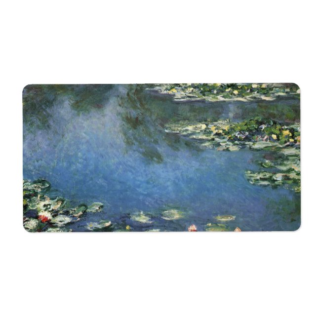Waterlilies by Claude Monet, Vintage Flowers (Front)