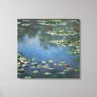 Waterlilies by Claude Monet, Vintage Flowers