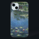 Waterlilies by Claude Monet, Vintage Flowers iPhone 15 Mini Case<br><div class="desc">Water Lilies (1906) by Claude Monet is a vintage impressionism fine art landscape floral painting. It is one of many variations of water lily paintings that Monet painted in his flower garden in Giverny, France. Waterlily flowers in a spring season pond. About the artist: Claude Monet (1840-1926) was a founder...</div>