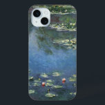 Waterlilies by Claude Monet, Vintage Flowers iPhone 15 Mini Case<br><div class="desc">Water Lilies (1906) by Claude Monet is a vintage impressionism fine art landscape floral painting. It is one of many variations of water lily paintings that Monet painted in his flower garden in Giverny, France. Waterlily flowers in a spring season pond. About the artist: Claude Monet (1840-1926) was a founder...</div>