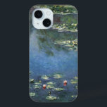 Waterlilies by Claude Monet, Vintage Flowers iPhone 15 Case<br><div class="desc">Water Lilies (1906) by Claude Monet is a vintage impressionism fine art landscape floral painting. It is one of many variations of water lily paintings that Monet painted in his flower garden in Giverny, France. Waterlily flowers in a spring season pond. About the artist: Claude Monet (1840-1926) was a founder...</div>