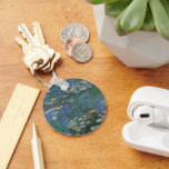 Waterlilies by Claude Monet, Vintage Flowers Keychain<br><div class="desc">Waterlilies (1916) by Claude Monet. Water Lilies is a vintage impressionism fine art floral painting. Monet's spring season flower garden in Giverny, France. This landscape is one of many variations of water lily paintings that Monet painted by his pond. About the artist: Claude Monet (1840-1926) was a founder of the...</div>