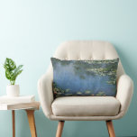 Waterlilies by Claude Monet, Vintage Flowers Lumbar Pillow<br><div class="desc">Water Lilies (1906) by Claude Monet is a vintage impressionism fine art landscape floral painting. It is one of many variations of water lily paintings that Monet painted in his flower garden in Giverny, France. Waterlily flowers in a spring season pond. About the artist: Claude Monet (1840-1926) was a founder...</div>