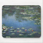 Waterlilies by Claude Monet, Vintage Flowers Mouse Pad<br><div class="desc">Water Lilies (1906) by Claude Monet is a vintage impressionism fine art landscape floral painting. It is one of many variations of water lily paintings that Monet painted in his flower garden in Giverny, France. Waterlily flowers in a spring season pond. About the artist: Claude Monet (1840-1926) was a founder...</div>