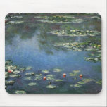Waterlilies by Claude Monet, Vintage Flowers Mouse Pad<br><div class="desc">Water Lilies (1906) by Claude Monet is a vintage impressionism fine art landscape floral painting. It is one of many variations of water lily paintings that Monet painted in his flower garden in Giverny, France. Waterlily flowers in a spring season pond. About the artist: Claude Monet (1840-1926) was a founder...</div>