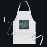 Waterlilies by Claude Monet, Vintage Flowers Standard Apron<br><div class="desc">Water Lilies (1906) by Claude Monet is a vintage impressionism fine art landscape floral painting. It is one of many variations of water lily paintings that Monet painted in his flower garden in Giverny, France. Waterlily flowers in a spring season pond. About the artist: Claude Monet (1840-1926) was a founder...</div>