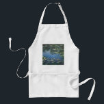 Waterlilies by Claude Monet, Vintage Flowers Standard Apron<br><div class="desc">Water Lilies (1906) by Claude Monet is a vintage impressionism fine art landscape floral painting. It is one of many variations of water lily paintings that Monet painted in his flower garden in Giverny, France. Waterlily flowers in a spring season pond. About the artist: Claude Monet (1840-1926) was a founder...</div>