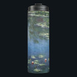 Waterlilies by Claude Monet, Vintage Flowers Thermal Tumbler<br><div class="desc">Water Lilies (1906) by Claude Monet is a vintage impressionism fine art landscape floral painting. It is one of many variations of water lily paintings that Monet painted in his flower garden in Giverny, France. Waterlily flowers in a spring season pond. About the artist: Claude Monet (1840-1926) was a founder...</div>