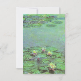 Waterlilies by Claude Monet, Vintage Impressionism