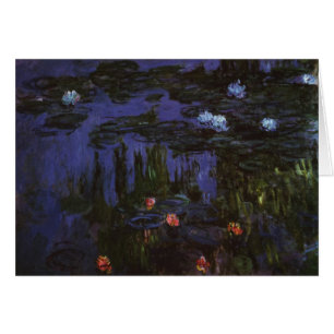 Waterlilies by Claude Monet, Vintage Impressionism