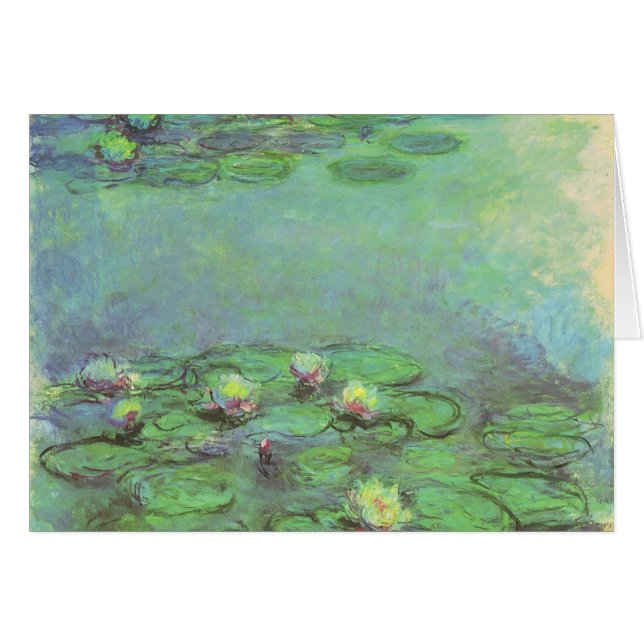 Waterlilies by Claude Monet, Vintage Impressionism (Front Horizontal)