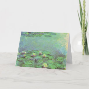 Waterlilies by Claude Monet, Vintage Impressionism Card