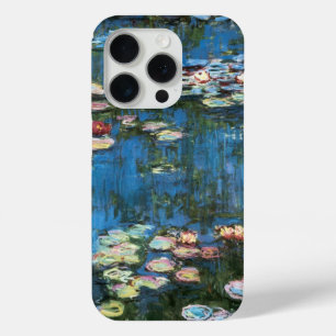 Waterlilies by Claude Monet, Vintage Impressionism iPhone 15 Pro Case