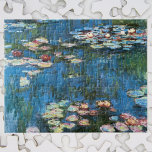 Waterlilies by Claude Monet, Vintage Impressionism Jigsaw Puzzle<br><div class="desc">Waterlilies (1914) by Claude Monet is a vintage impressionist fine art nature painting. One of many variations of water lily floral paintings that Monet painted by the pond in his flower garden in Giverny, France. About the artist: Claude Monet (1840-1926) was a founder of the French impressionist painting movement with...</div>