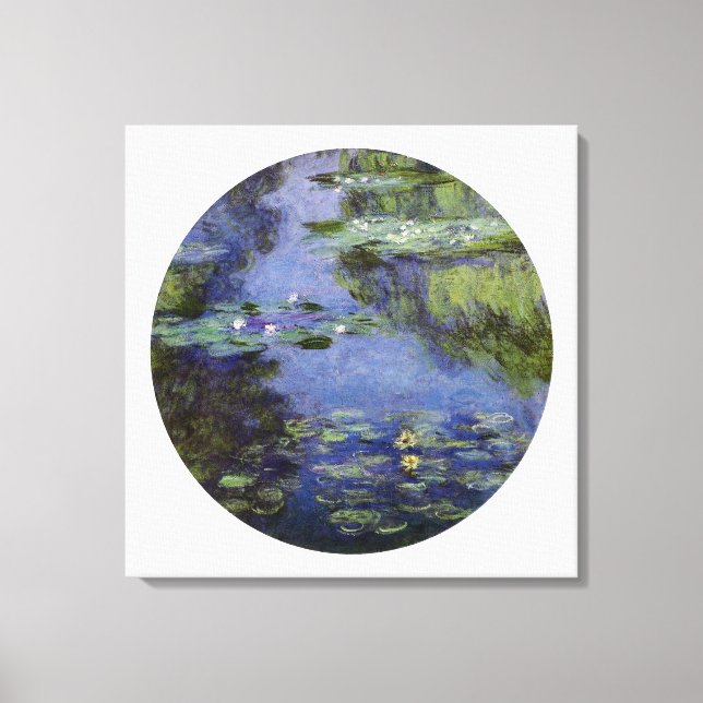 Waterlilies Canvas Print (Front)