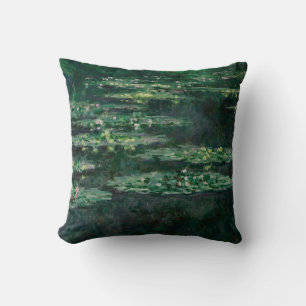 Waterlilies (Claude Monet) Throw Pillow