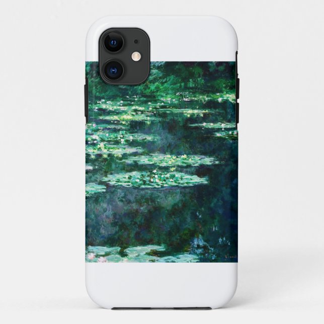 Waterlilies painting by Claude Monet Case-Mate iPhone Case (Back)