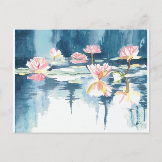 Waterlilies Postcard (Front)
