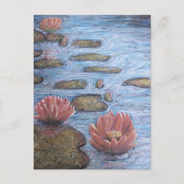 Waterlilies  postcard (Front)