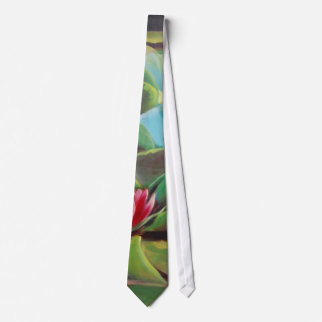 waterlilies, waterlilies, waterlilies, waterlil... tie (Front)