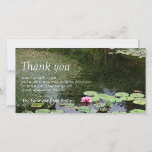 Waterlily 2 Peaceful garden Sympathy Thank You