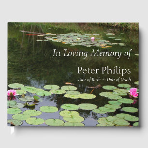 Waterlily Peaceful Garden Celebration of Life HCGB Guest Book