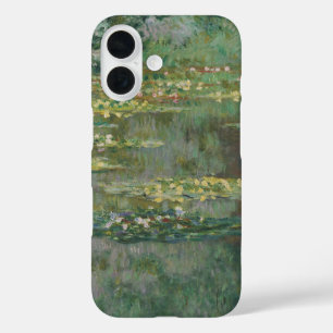 Waterlily Pond by Claude Monet, Vintage Fine Art iPhone 16 Case