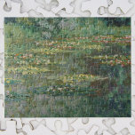 Waterlily Pond by Claude Monet, Vintage Fine Art Jigsaw Puzzle<br><div class="desc">Waterlily Pond by Claude Monet is a vintage impressionism fine art nature painting featuring waterlily flowers in a pond in Monet's garden at his home in Giverny, France. Beautiful flowers are floating in the water and green weeping willow trees line the edge of the pond. The willow trees also cast...</div>