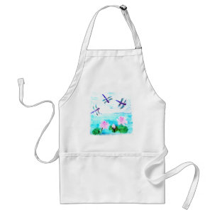 Waterlily Pond Dragonfly Standard Apron