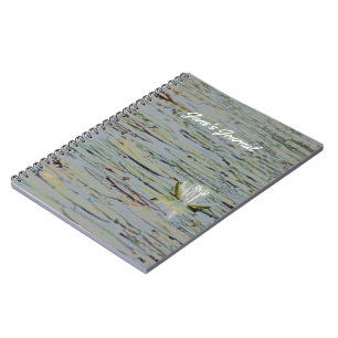 Waterlily Pond Lake Flower I Spiral Notebook