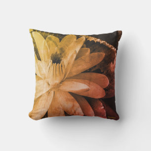 Waterlily Throw Pillow