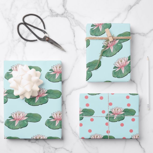Waterlily Wrapping Paper (Front)