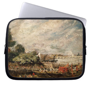 Waterloo Bridge from above Whitehall Stairs, c.181 Laptop Sleeve