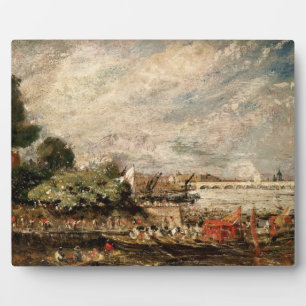 Waterloo Bridge from above Whitehall Stairs, c.181 Plaque