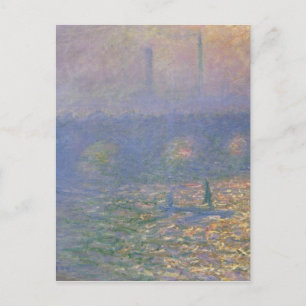 Waterloo Bridge, London by Claude Monet Postcard