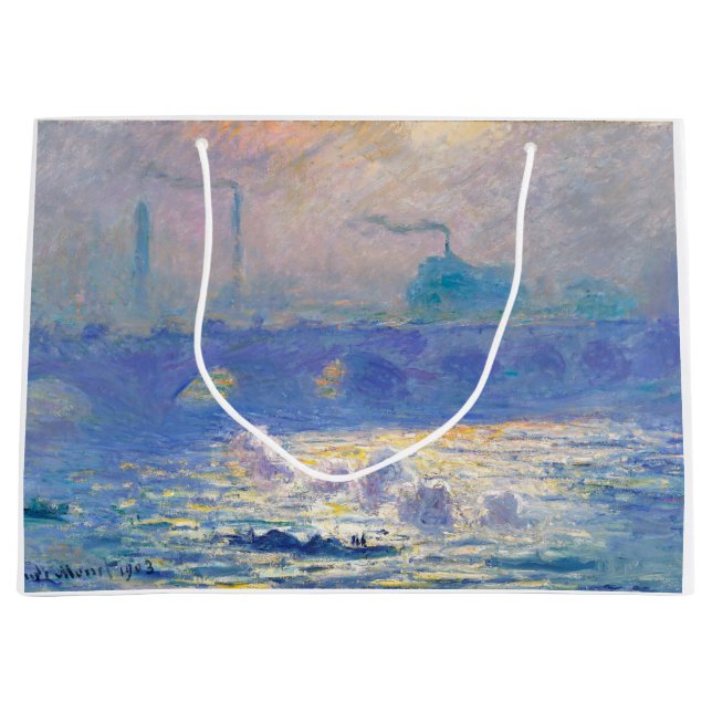 Waterloo Bridge (London), Monet Large Gift Bag (Front)