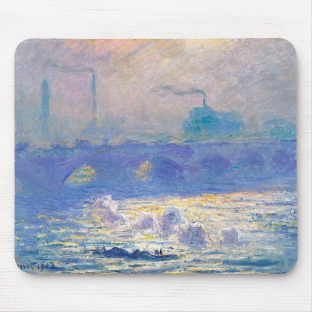 Waterloo Bridge (London), Monet Mouse Pad (Front)