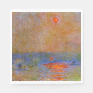 Waterloo Bridge, Sunlight in the Fog, Napkin