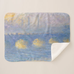 Waterloo Bridge, temps couvert 1904 Sherpa Blanket