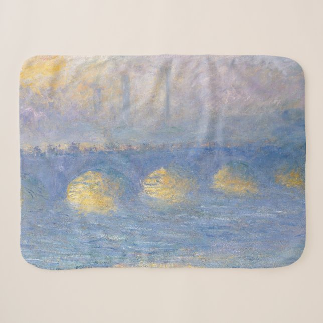 Waterloo Bridge, temps couvert | 1904 Sherpa Blanket (Front (Horizontal))