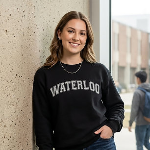 WATERLOO University-Style Sweater America College