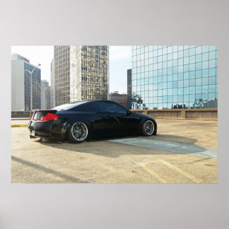 Watermark-free poster - 2004 Infiniti G35 on air