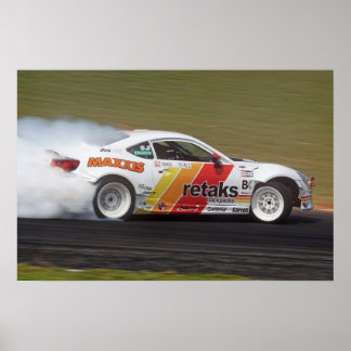 Watermark-free poster - Tuerck & his Scion FR-S