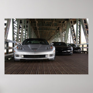 Watermark-free poster - ZR1 and 2 Z06 Corvettes