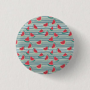 Watermelon 1 Inch Round Button