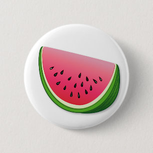 Watermelon 2 inch round button